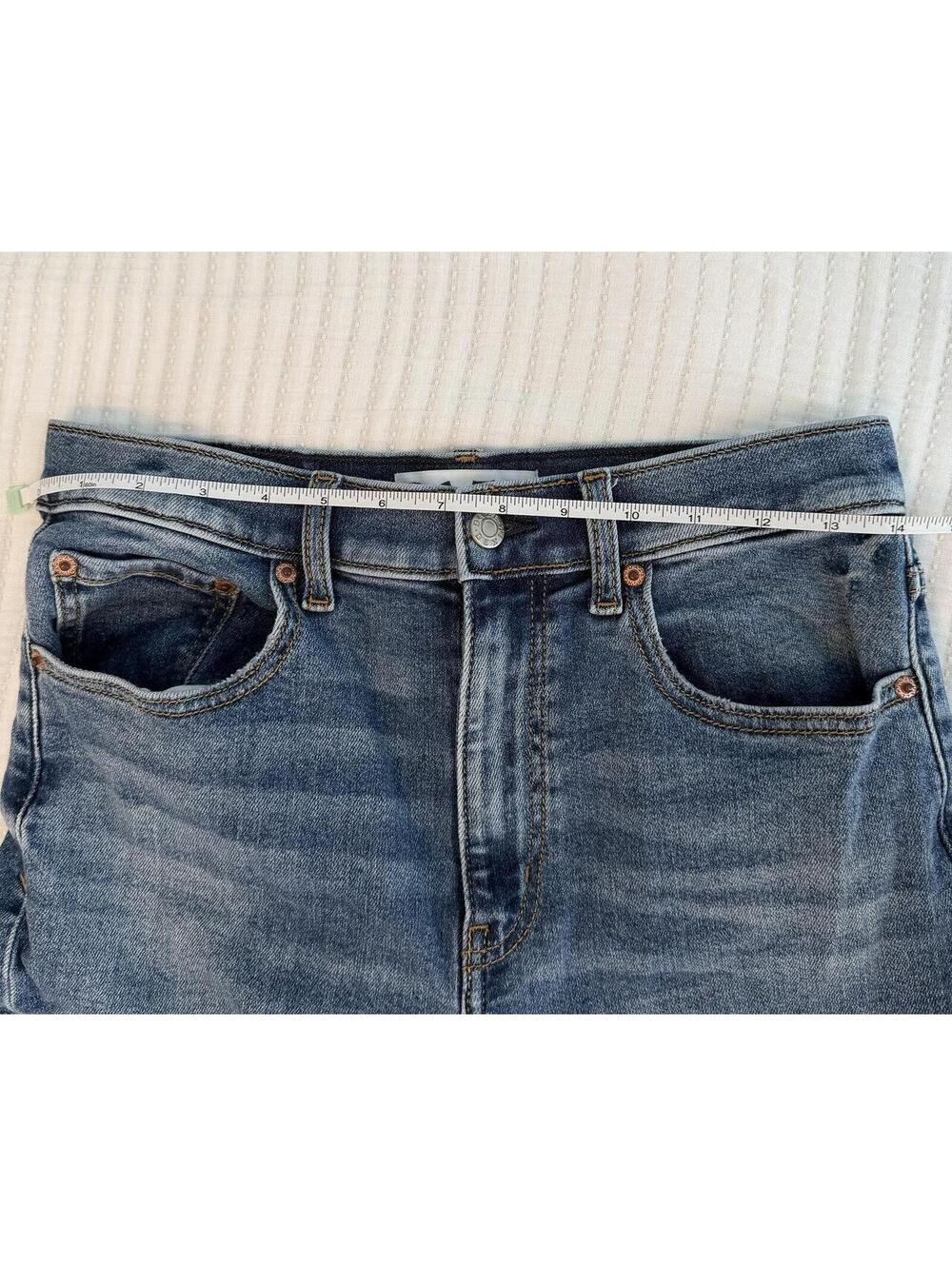 NWOT Daze Denim Pleaser Eco High Rise Ankle Wide Leg Jean Indigo Size 28 - Picture 3 of 6